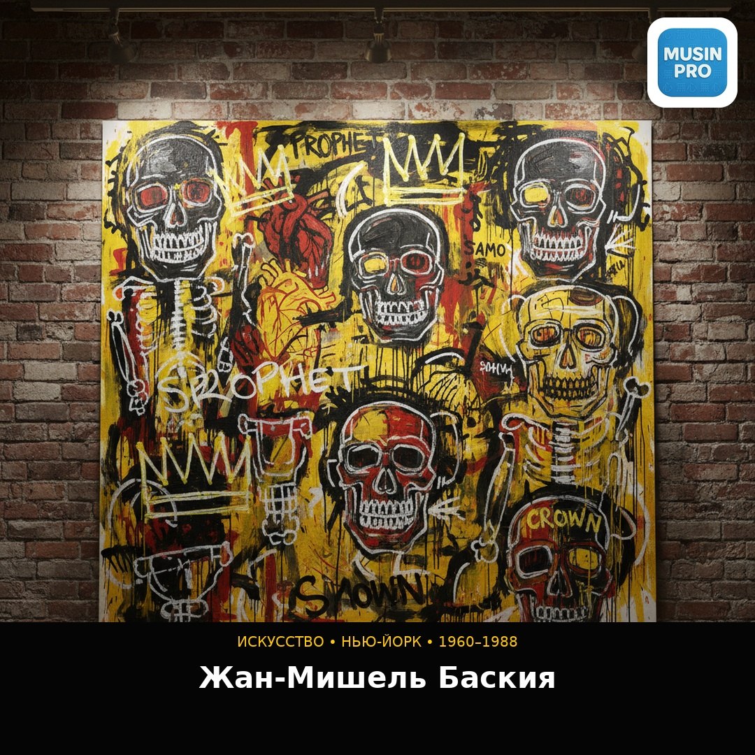 🎨 Жан-Мишель Баския — художник, которого убила слава 27 лет. Бруклин. Гаитяно-п