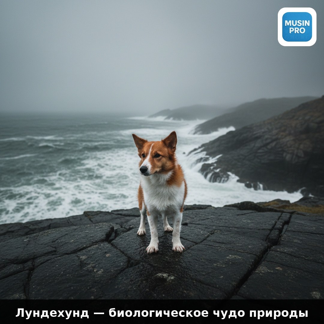 🐾 Норвежский лундехунд — это не порода. Это инженерия природы. Когда эволюция р