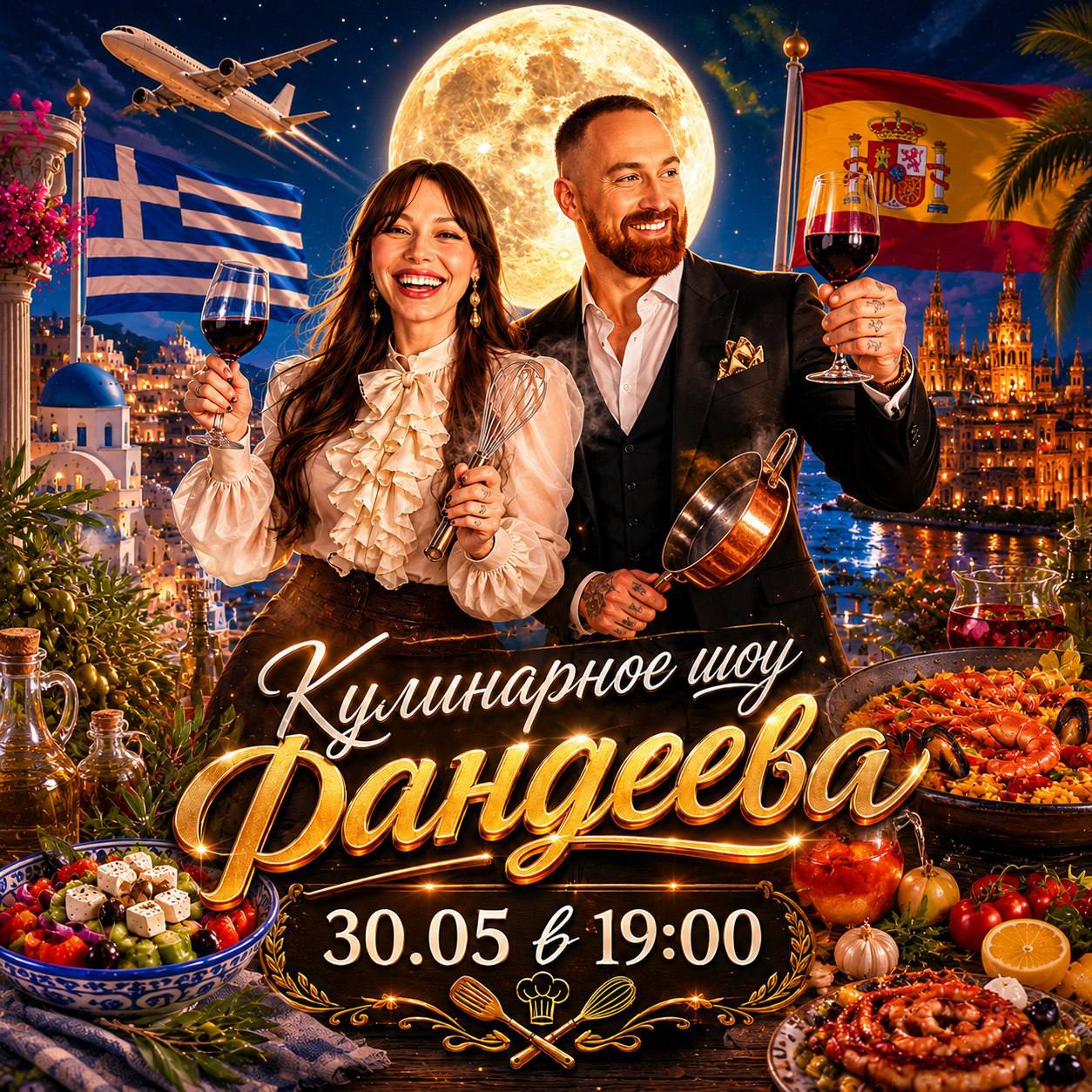УЖЕ ЗАВТРА ❤️‍🔥❤️‍🔥❤️‍🔥  Такого еще не было 😎 Кулинарное шоу в прямом эфире!  Вс