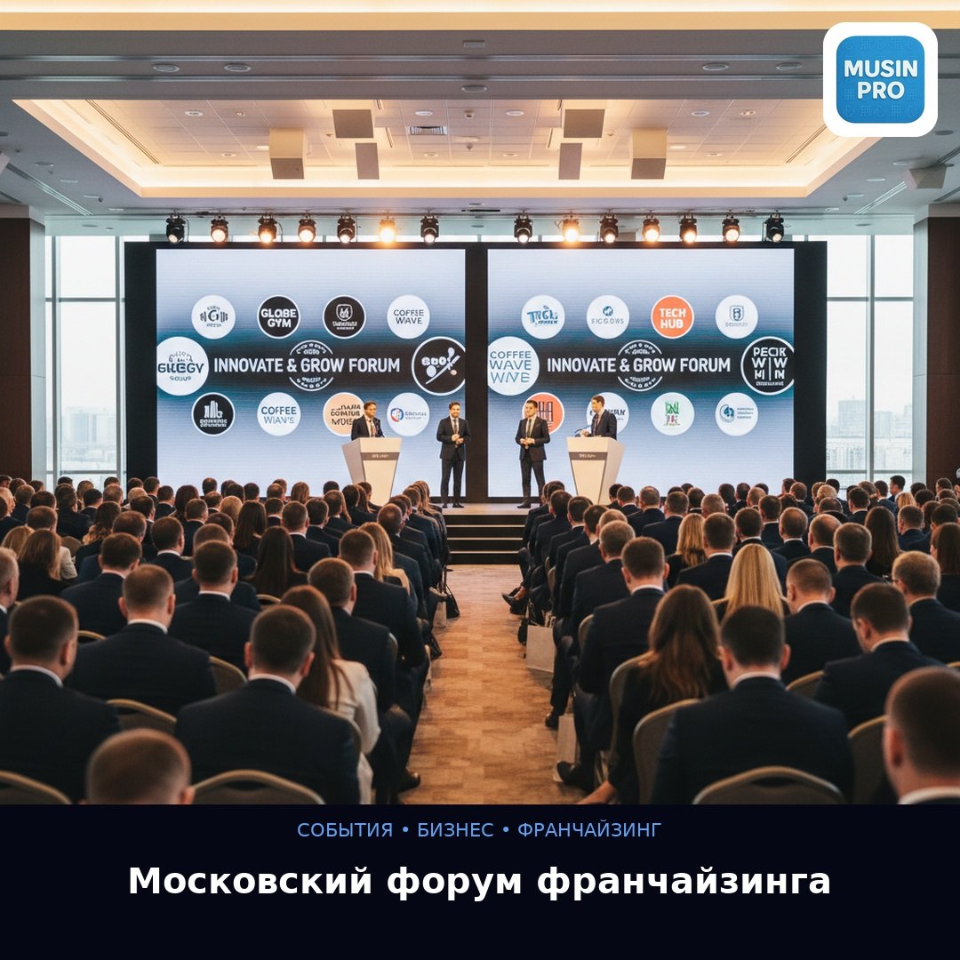 🤝 28 мая. Москва. 1000 предпринимателей. Франшизы.  Московский форум франчайзинг
