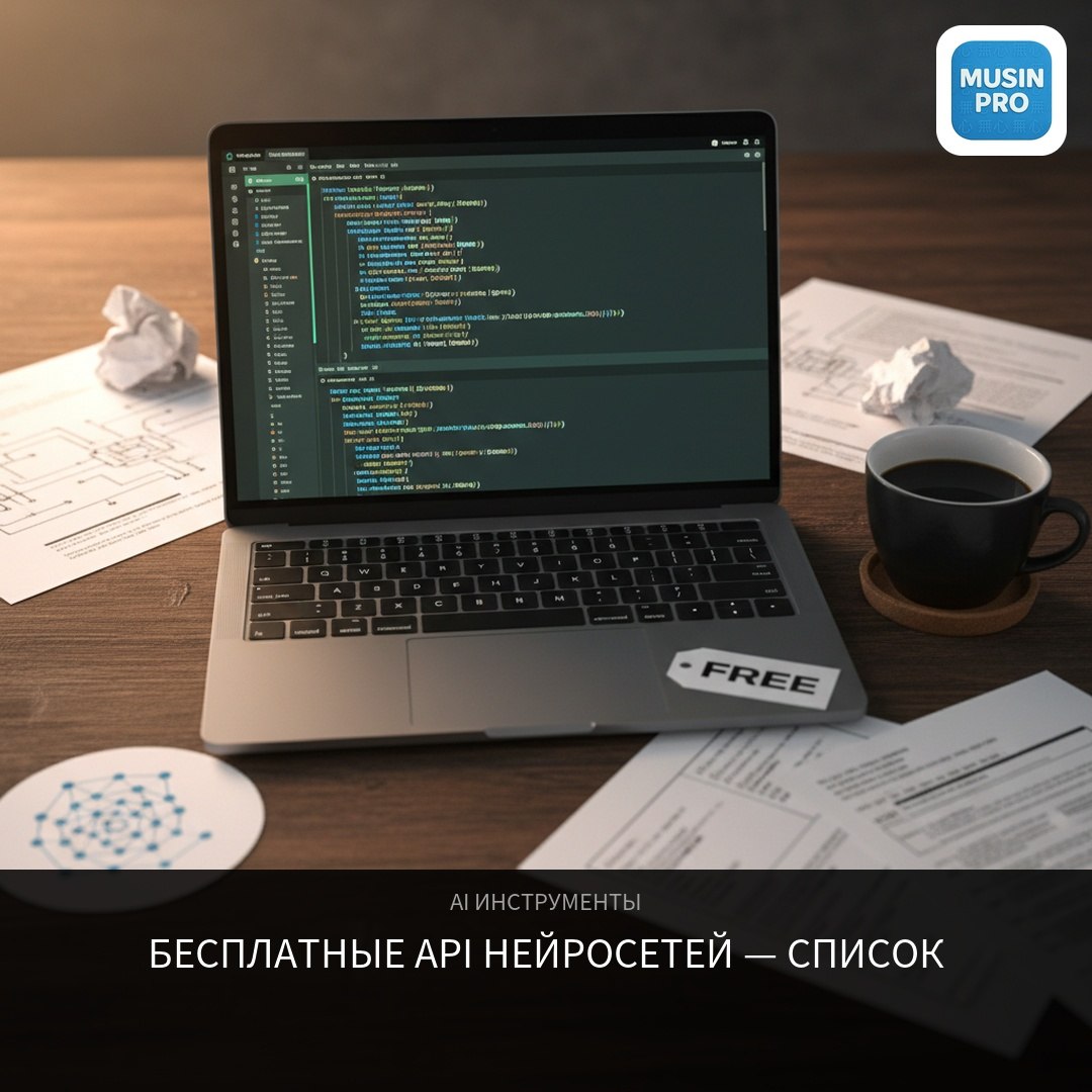 🆓 Бесплатные API нейросетей — они существуют. Актуальный список на май 2026.  Хо