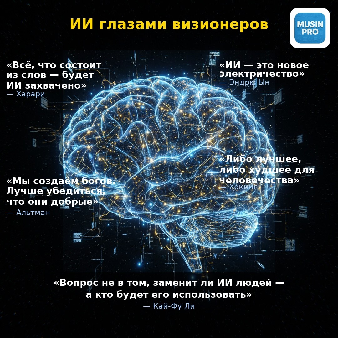 🧠 ИИ глазами визионеров. Цитаты, которые не устареют.  «Всё, что состоит из слов