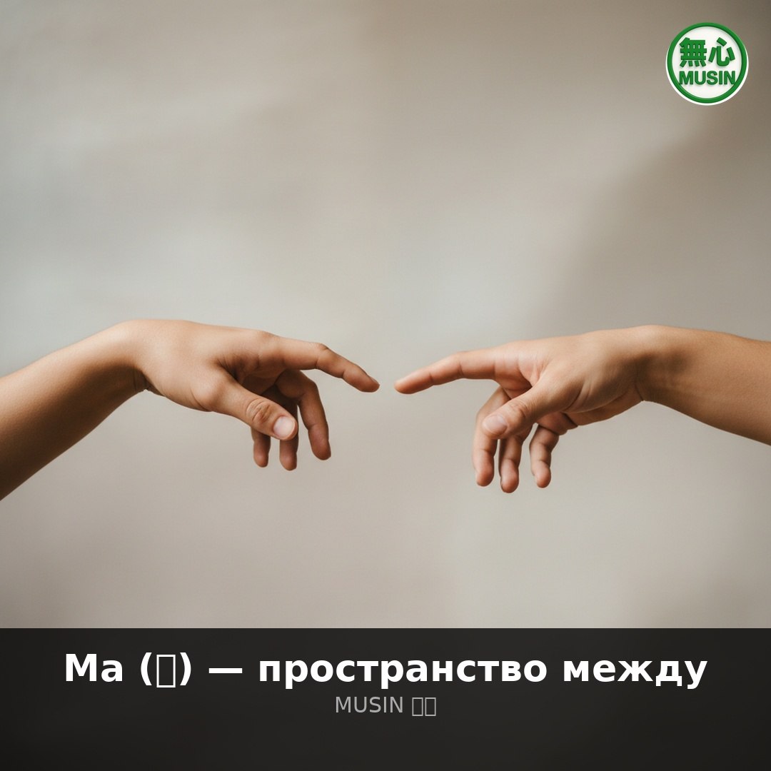 🤍 Ма (間) — пространство между  В японском языке есть слово, которое не переводит