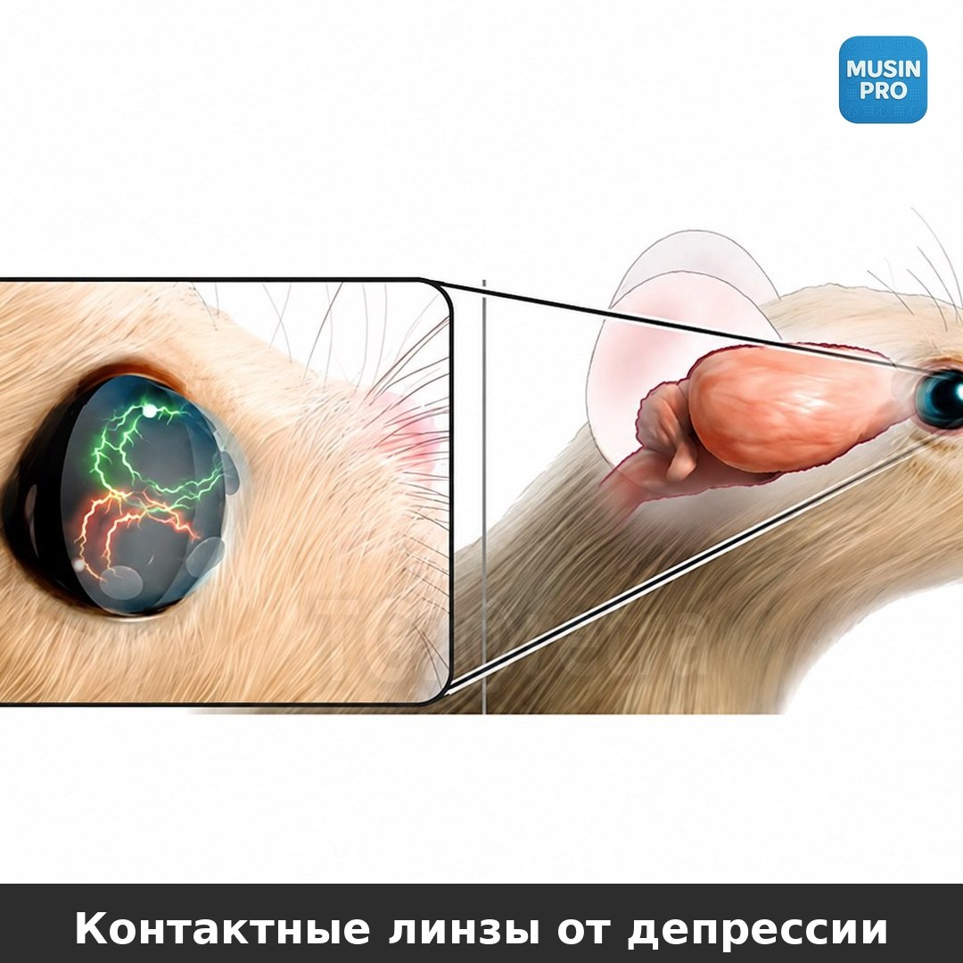 👁 Контактные линзы от депрессии — первые испытания прошли успешно Учёные из Уни