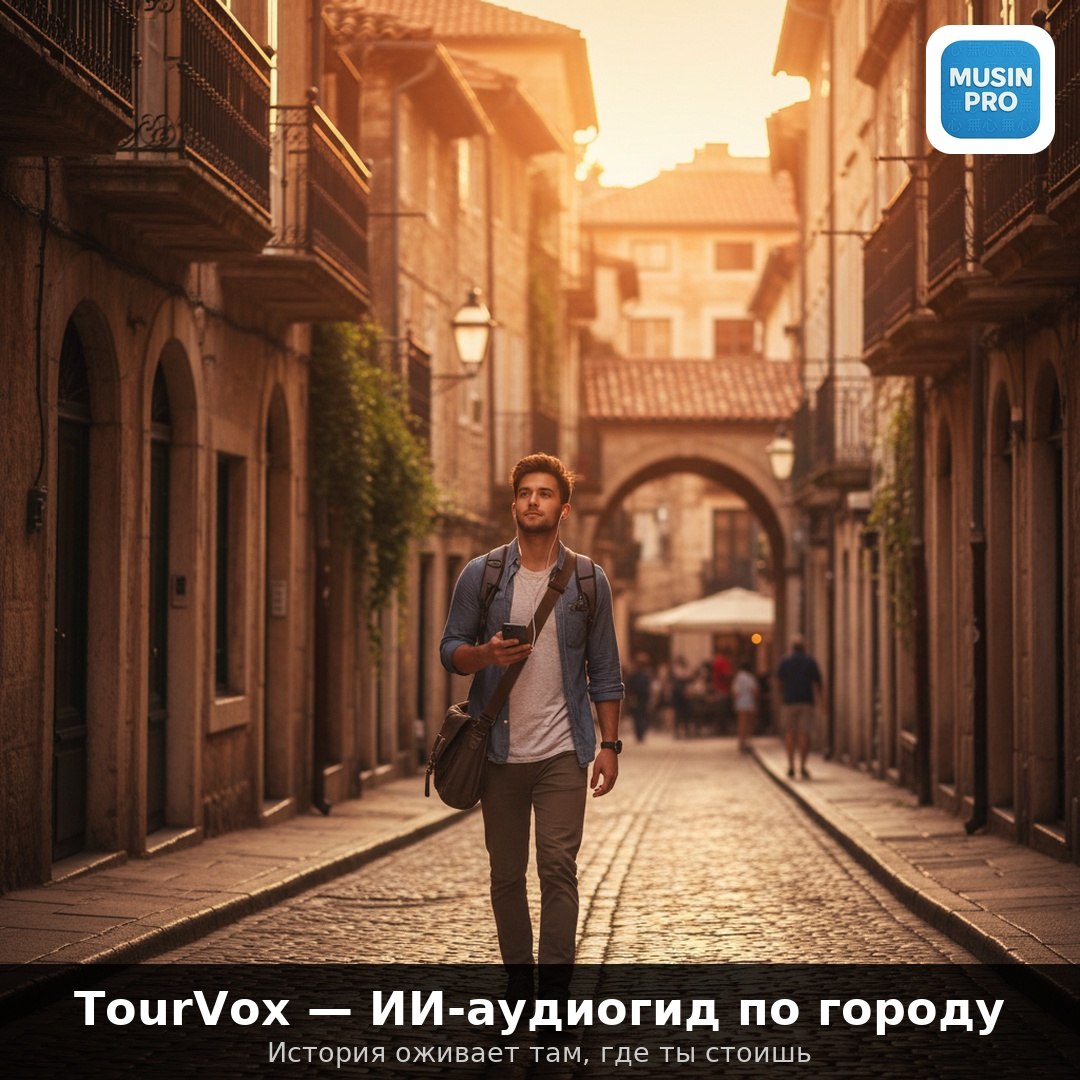 🎧 Город сам расскажет о себе — когда ты рядом  TourVox — персональный ИИ-аудиоги