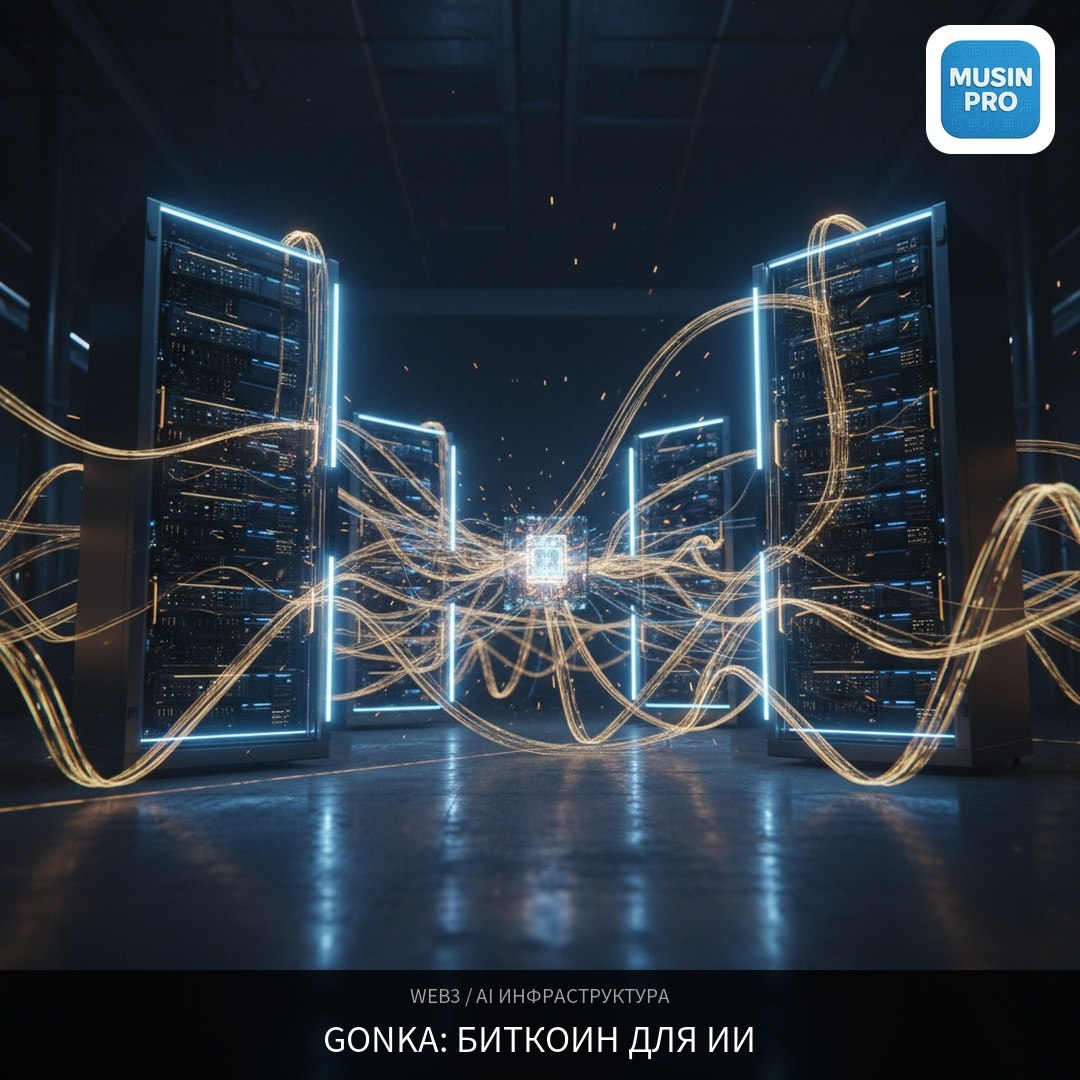 ⚡️ Gonka — «Биткоин для ИИ»: децентрализованные вычисления на 99% дешевле. Gonk