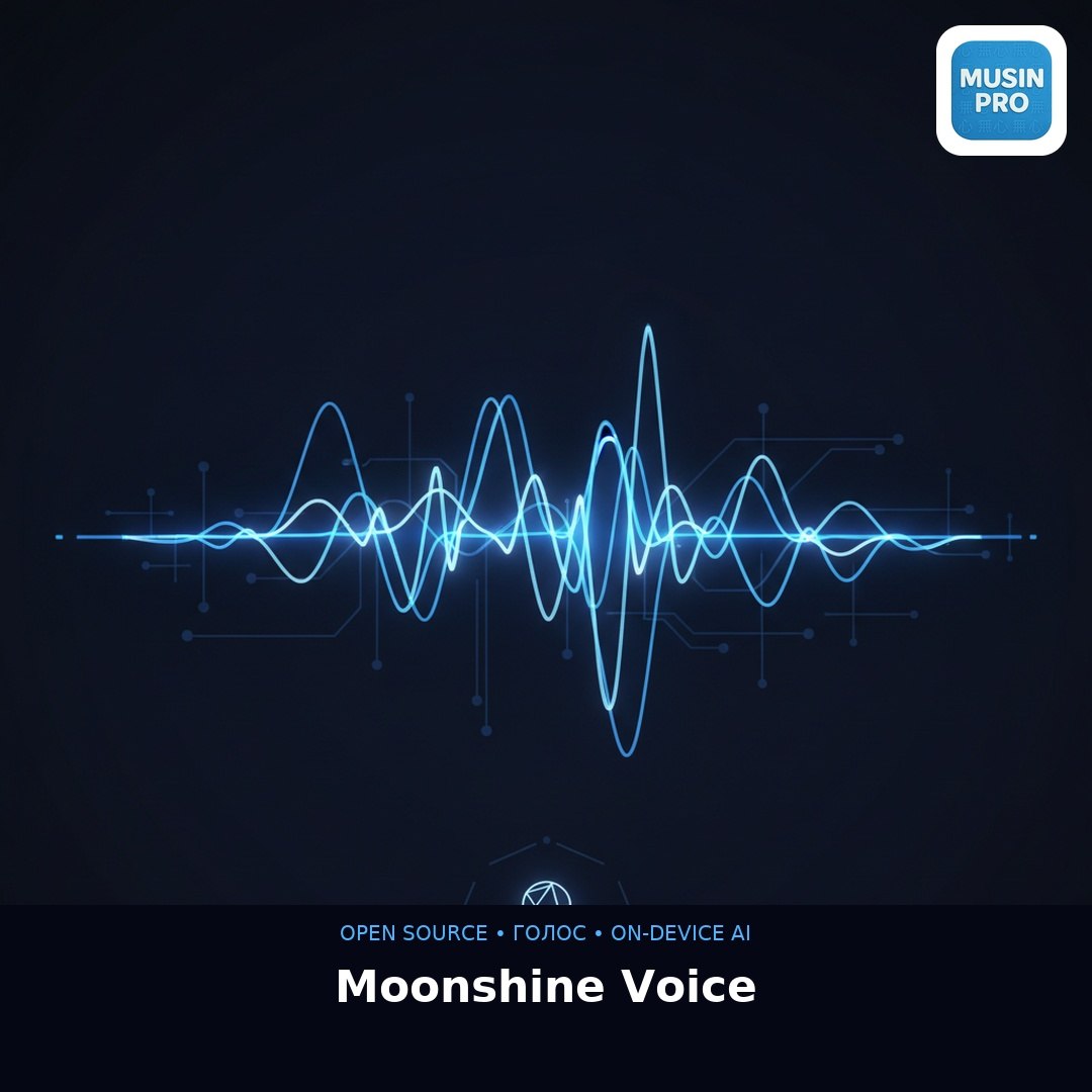 🎙 Moonshine — голосовой движок быстрее Whisper в 100 раз Moonshine Voice — open