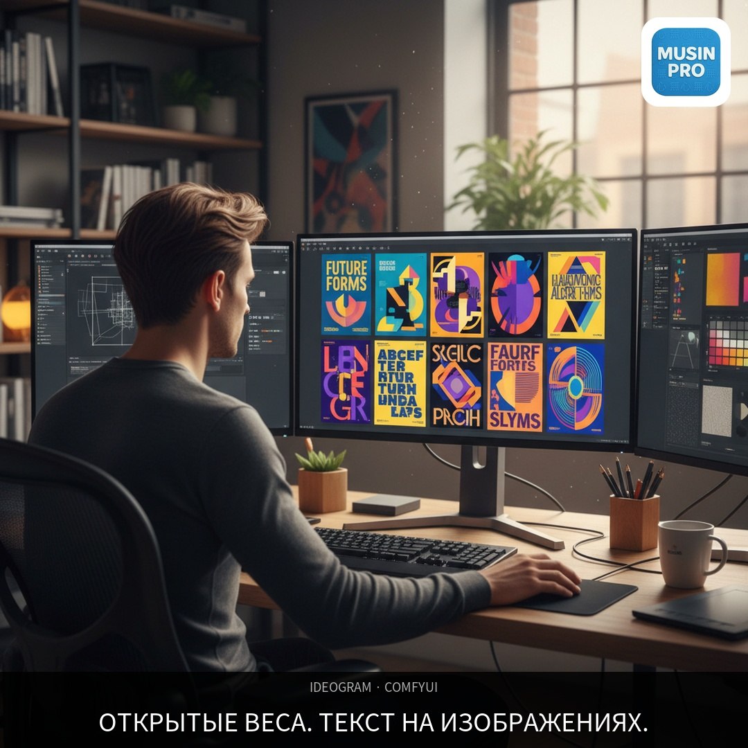 🎨 Ideogram 4.0 — первая open-weights модель с читаемым текстом на изображениях.
