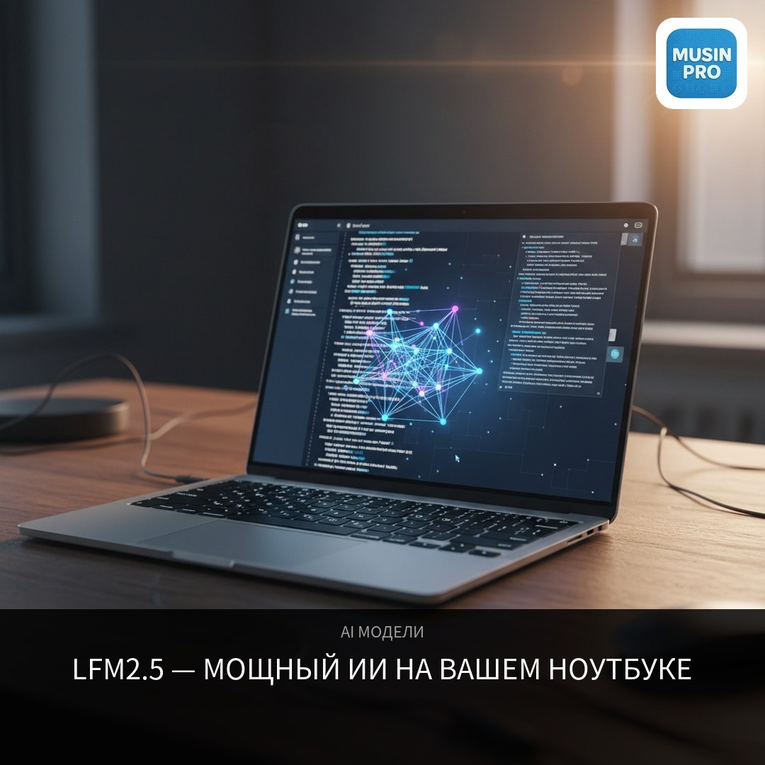⚡️ LFM2.5-8B-A1B — мощная языковая модель, которая умещается на обычном ноутбуке