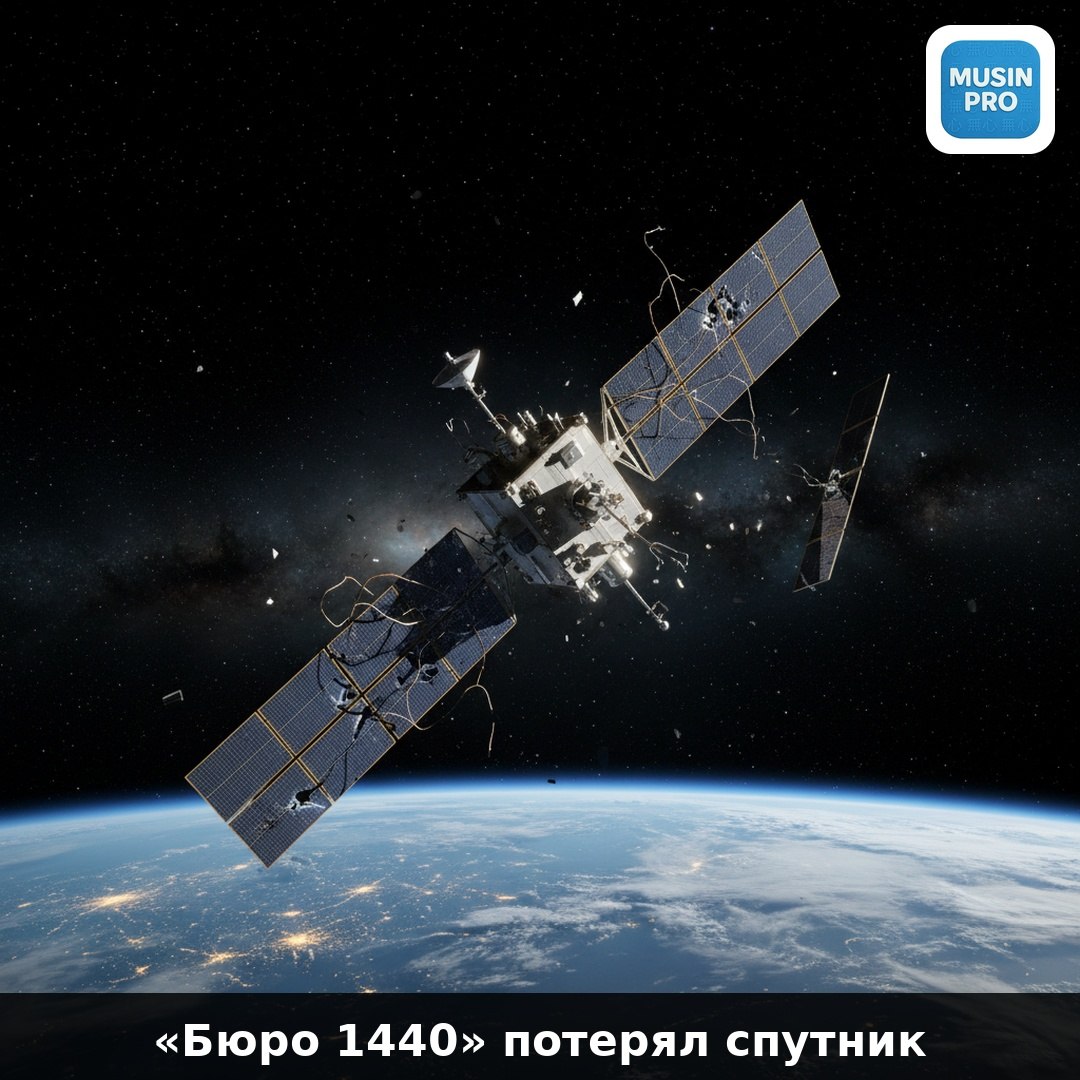 🛰 «Бюро 1440» потерял один из спутников «Рассвет» Из 16 серийных спутников, зап