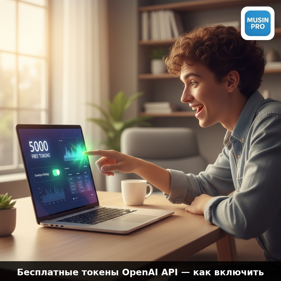 💸 Бесплатные токены OpenAI API — переключатель, о котором мало кто знает У Open