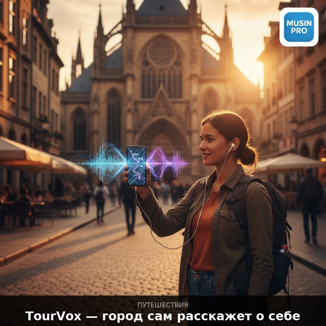 🎧 Город сам расскажет о себе — когда ты рядом  TourVox — персональный ИИ-аудиоги
