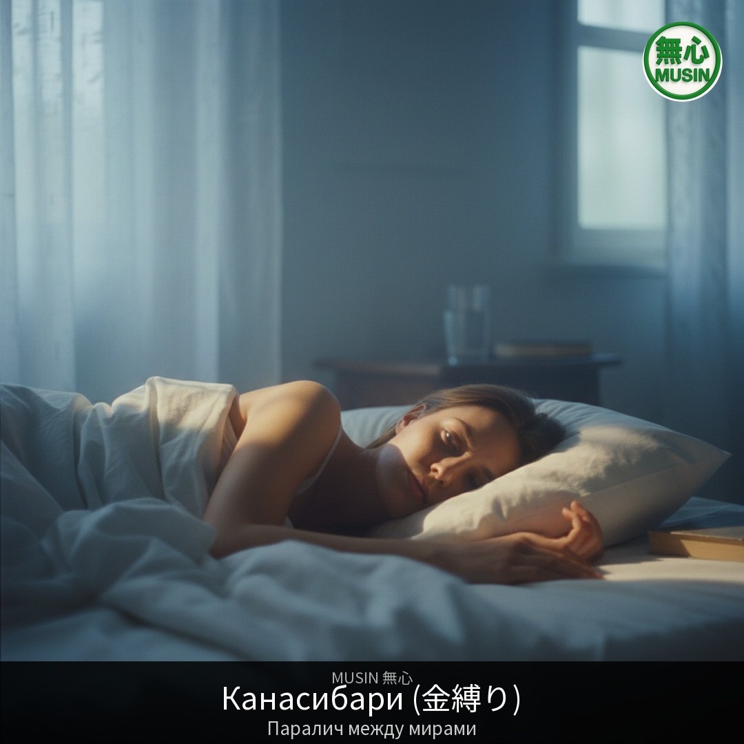 🌒 Ты не спишь. Но ты и не здесь. Канасибари (金縛り) — японское слово для состояни
