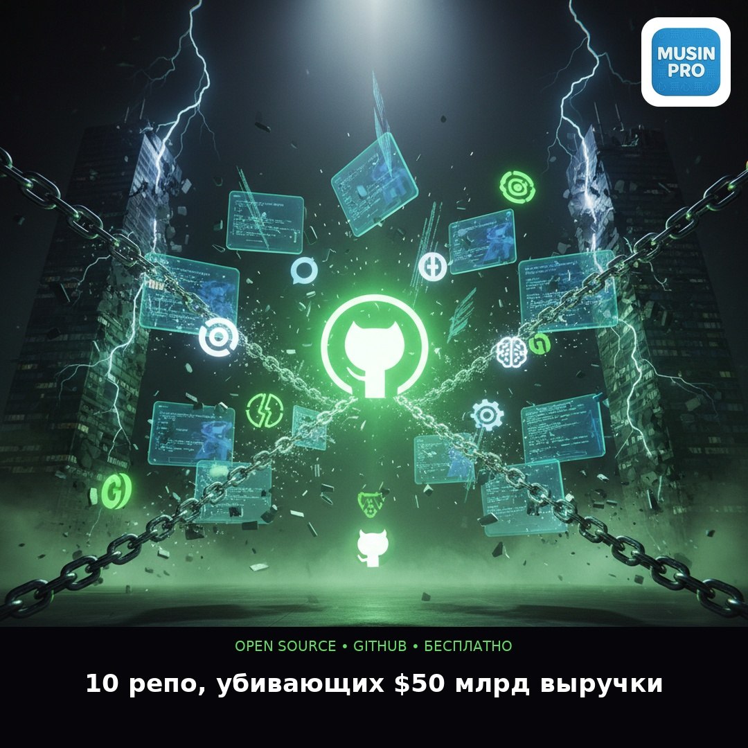 🔓 10 GitHub-репозиториев, которые должны быть вне закона Они убивают $50 млрд к