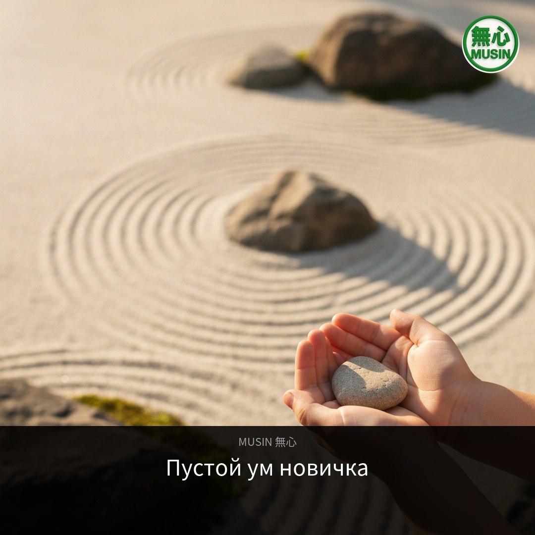 Шосин — ум новичка  Ребёнок видит камень — и держит его как сокровище. Взрослый 