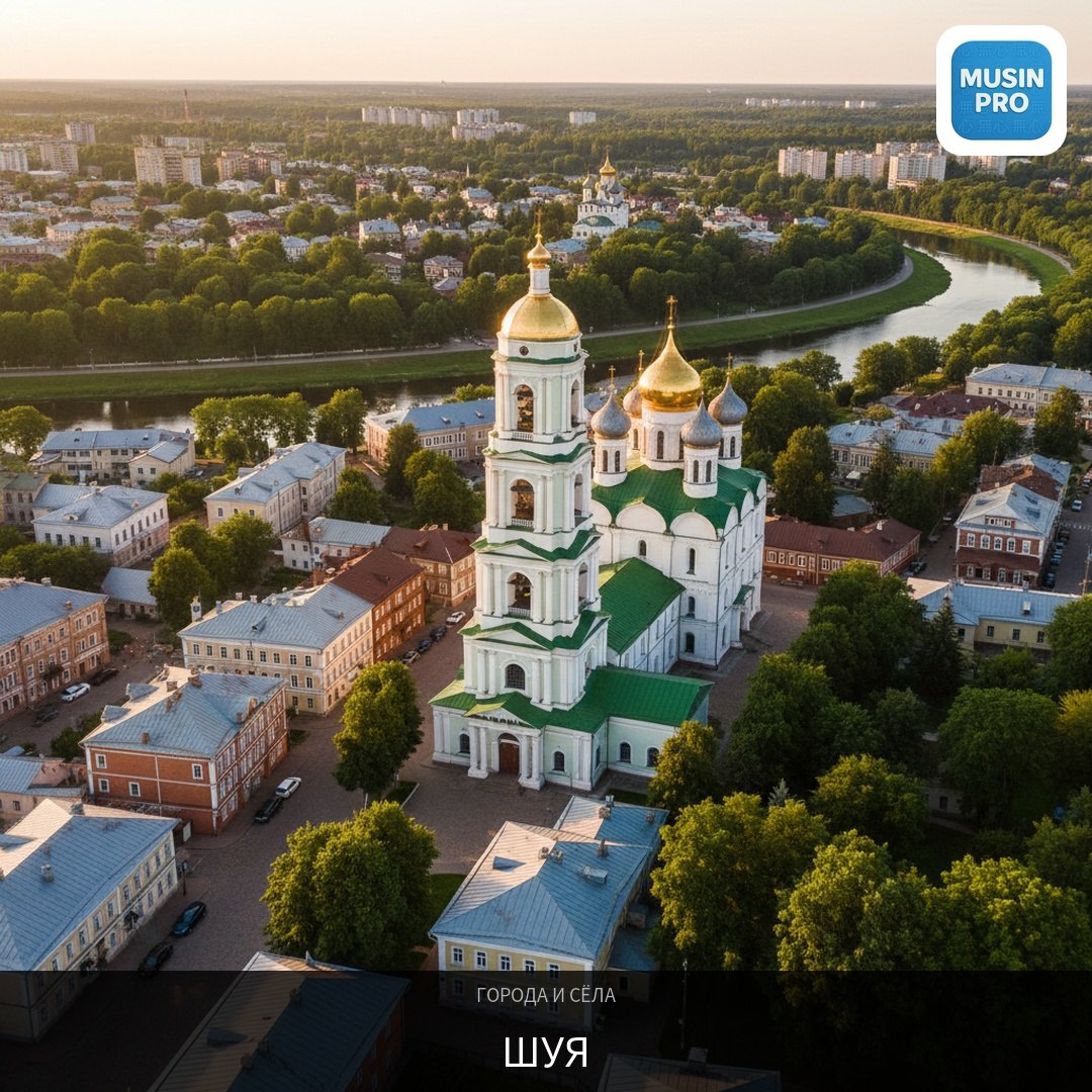 🧼 Шуя — город, у которого мыло на гербе. И это не шутка. Шуя — 60 тысяч человек