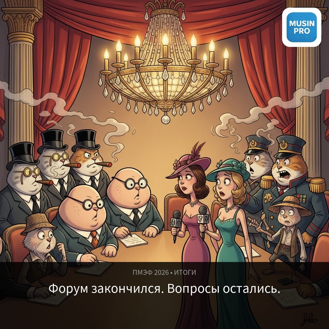 🎪 ПМЭФ-2026 завершился. Подводим итоги — почти без слёз.  Говорить о развитии би